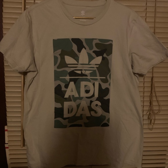 Adidas double sided graphic T-shirt camouflage size L - Picture 5 of 7